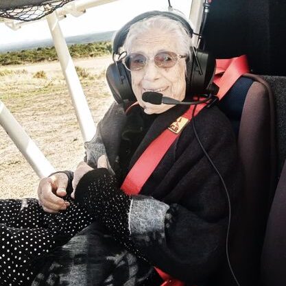 Aliquirra zia Bruna in volo